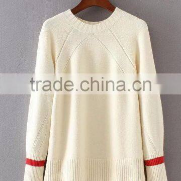 EY0879S New Fashion 2016 Women Irregular Knit Pullover Sweaters photo-3