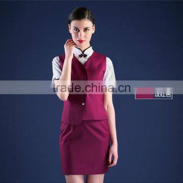 Chinos Wholesales Hot Sexy Airline Stewardess Skirt Suits photo-6