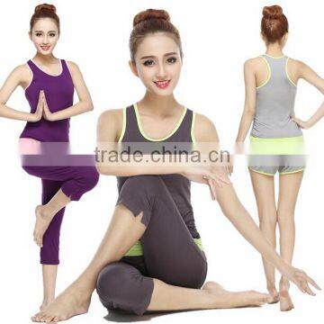 Custom Big 10% Discount European Style Chantilly and Elegant Yoga Design Fitness Uniforms Wholesale photo-2