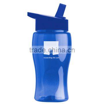 USA Made 18 oz Transparent Sports Bottle With Flip Straw Lid - BPA/BPS-free, FDA Compliant and Comes With Your Logo photo-5