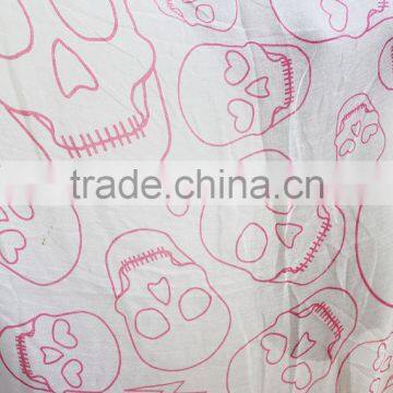 Skull Infinity Scarf Pink Skull With Star Scarf Square Skull Scarf Christmas Gift Woman Scarf Woman Accessory Halloween Scarf Sh photo-4