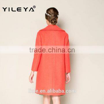 High Fashion Winter Plain Luxury Elegant Women Long Coat Turkey, Women Model Coat photo-2