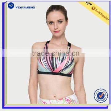 Hot Sale Best Running Bra Yoga Wear Breathable New Style Racerback Sports Bra