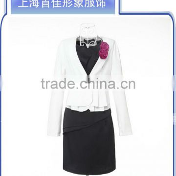 elegant pretty ladies business office uniform design 2013