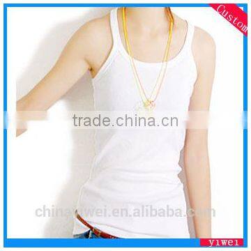 tight fit women gym cotton tank tops