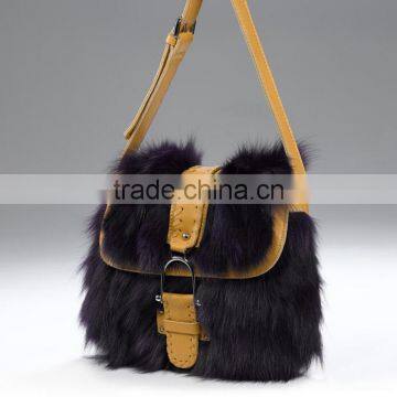 Fox Fur Tote Bag, Fox Fur Bag, Mink Fur Bag photo-2