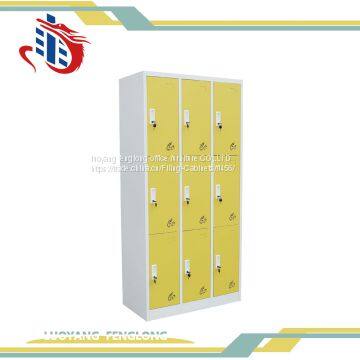 High Quality Hot Sell School Metal 9 Door Storage Locker photo-3
