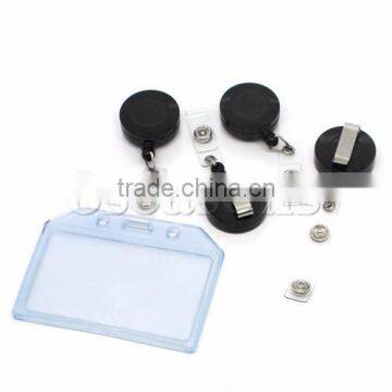 Wholesale Black Security Yoyo ID Card Holder Reels