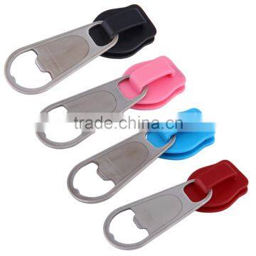 2017 New Design Durable Kitchen Bar Fun Creatively Zipper Wine Beer Soda Bottle Novelty Opener photo-2