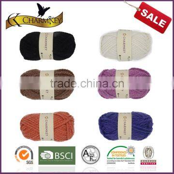 Charmkey Thick Knitting Yarn Sweater Yarn Acrylic Wool Blended Yarn Wholesale From China photo-3