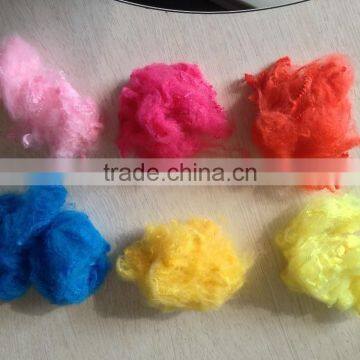 Dyed Recycled Polyester Staple Fibre