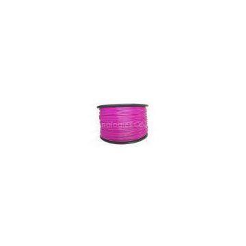 Purple Soft Plastic 3MM ABS Filament for 3D Printing Materials , High Strength