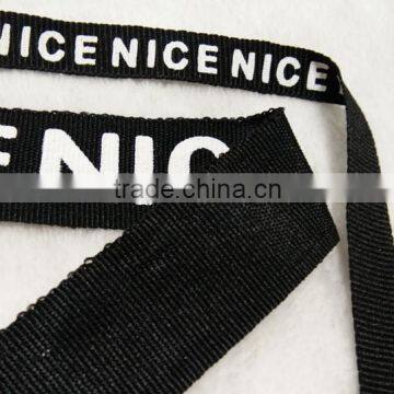 Hot Sale Custom Letter Printed Ribbon Lace 100% Polyester Ribbons for Garments photo-3