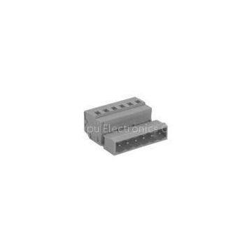 Spring Cage Clamp PCB 15A MCS Connector , PA66 Insulation Material Grey