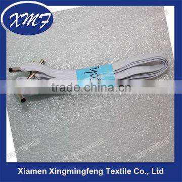 Customized Metal Aglet Flat Lazy Shoe Lace/no Tie Shoelace