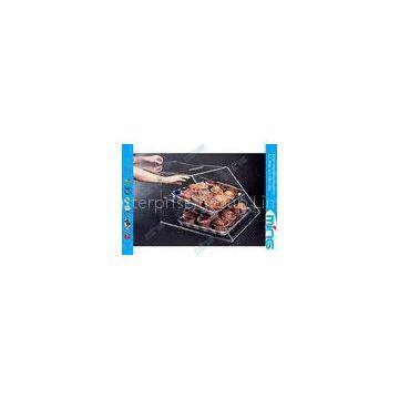 Cake Dessert Food Clear Acrylic Display Stands Box with Free Logo