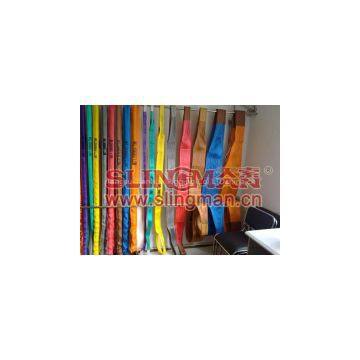 China supplier WLL10ton 10000kg Polyester webbing sling flat web sling band 6:1 7:1 8:1