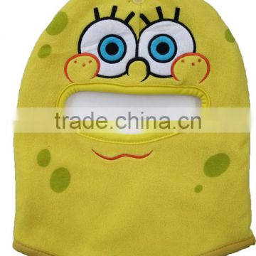 cartoon mask polar fleece face beanie hat