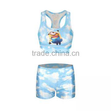 Best Selling Trendy Style Fitness With Many Colors Women Yoga Clothing Set photo-3