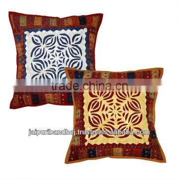 Indian 2 Pc Unique Designer Cut Work Cushion Covers & Pillow Covers