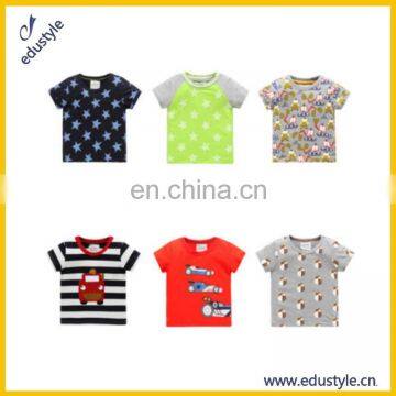 Fashion Cheap Wholesale 100% Cotton Kids Cartoon T-Shirt