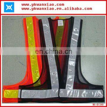 Factory Custom Made Light Mesh Led Tubes Flashing Led Lights High Visibility Flashing Reflective Jacket LED photo-6