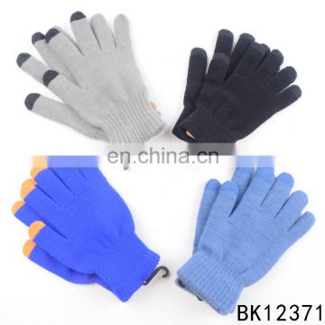 TOROS winter high quality many colors knitted magic acrylic touch screen glove