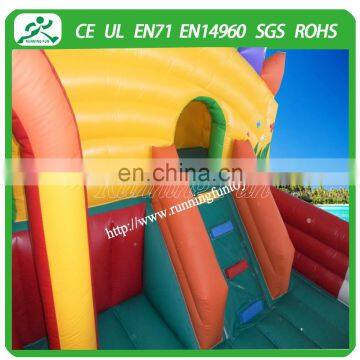 Commercial Inflatable Amusement Park With Flower/rabbit/frog/Sun/tortoise photo-2