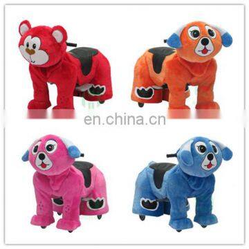 HI CE electric ride on animal for kids,zoo animal ride on toys with wheels