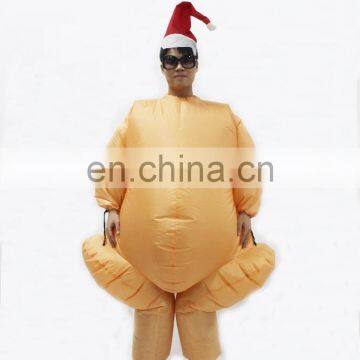 HI CE best selling carnival inflatable sexy chicken adult costume for sale