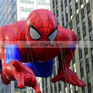 Large inflatable PVC spider-man helium baloon for advertisement