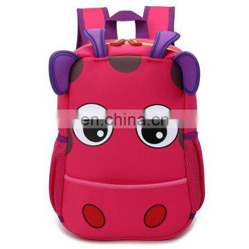 2017 factory price neoprene kids school bag