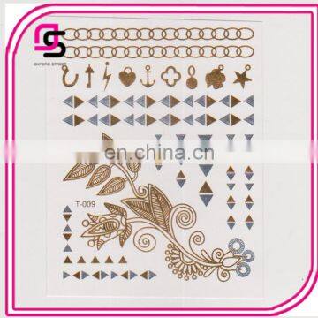 2015 custom temporary new high quality flash finger stickers