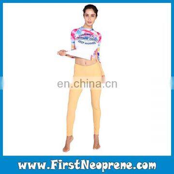 Colorful Dyeing Power Wholesale Breathe Women's Rash Guards photo-3