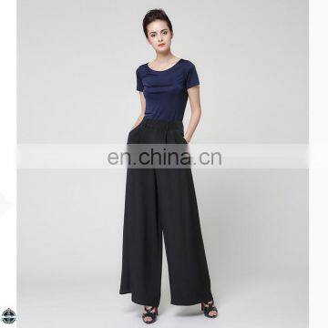 T-WP012 Plus Size Women Fashion Straight Hot Sale Comfortable Pants