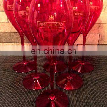 BPA free Tritan Acrylic Plastic champagne glass