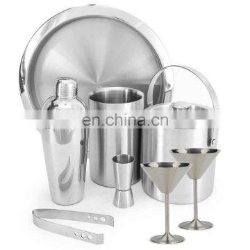 Factory price attractive design set stainless steel bar set