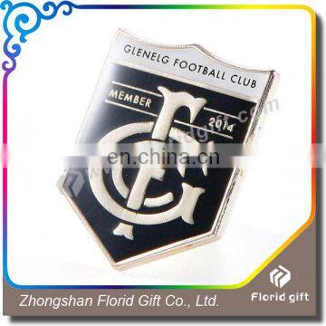 High Quality Gun Brand Logo Round Shape Custom Metal Tag Badge photo-5