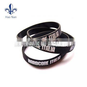 China factory customized good quality 202*12*2mm cheap silicon bracelet