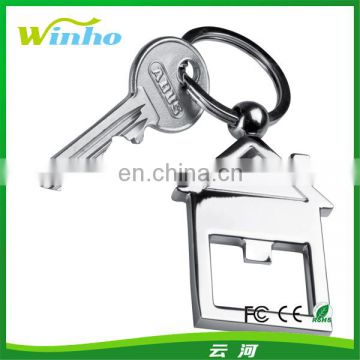 Metal Key Ring in House Shape