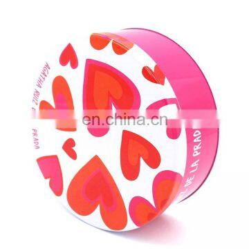 Round Colored Metal or Plastic Cosmetic Tin Packaging Box photo-2