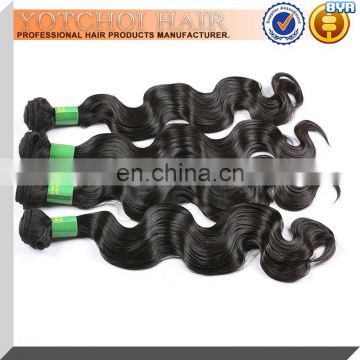 Grade AAAAA Natural Color Indian Wavy Remi Hair Wholesale