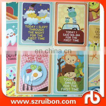Baby Monthly Cards,Baby Milestone Cards With Packing Box,baby Shower Gift Cards Set 36 Cards Pack photo-2