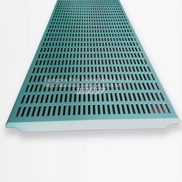 600*1200mm Aluminum Clip in Ceiling/Aluminum Ceiling with rectangle Hole/ Metal Ceiling tile for AuDI 4S Store