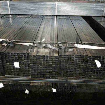 Black Rectangle Steel Pipe