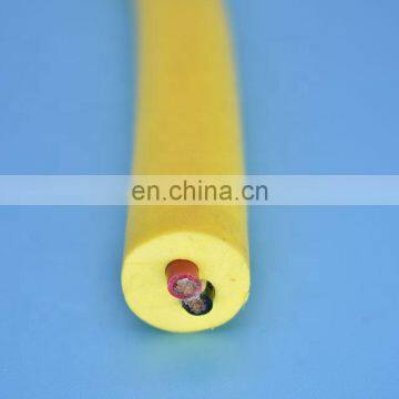 2 Core Twisted Submarine Cable Zero ROV Buoyancy Floating Submarine Cable Shield 24Awg 26Awg ROV Tether