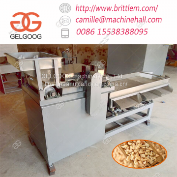 Industrial Almond Walnut Cashew Chopping Machine to Make Peanut Chikki in Plant photo-2