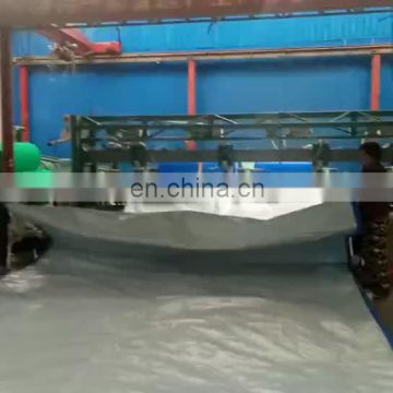 Blue and white pe plastic tarpaulin factory price