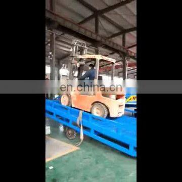 7LYQ Shandong SevenLift 12 ton heavy duty steel car container loading ramp