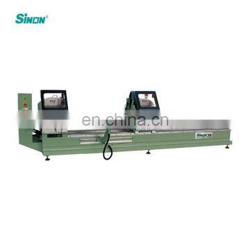 Any degree mitre cutting machine angle double saw head aluminum window making